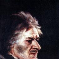 絵画「ベレゾヴォのメンシコフ」、ワシーリー・イワノビッチ・スリコフ-説明