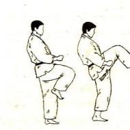 腹部への直接蹴りを防ぐ方法