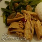 Korejske šparoge - domaći recepti sa fotografijama Recepti sa toplim jelom od sojinih šparoga