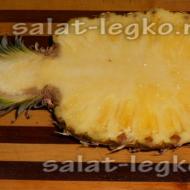 Фруктовый салат с ананасом — тропическая свежесть Салат ягодно-фруктовый со сливами и йогуртом