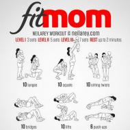 Fitness ar mazuli Fitnesa treniņš mamma un bērni
