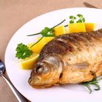 Zivju karpas - kalorijas, sastvs, receptes Karpas ceptas ar siera kalorijas