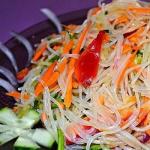 Korejska salata od funchose sa šargarepom, recept sa fotografijom