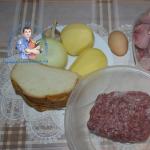 Kıyılmış domuz eti ve dana pirzola: bir tavada tarif